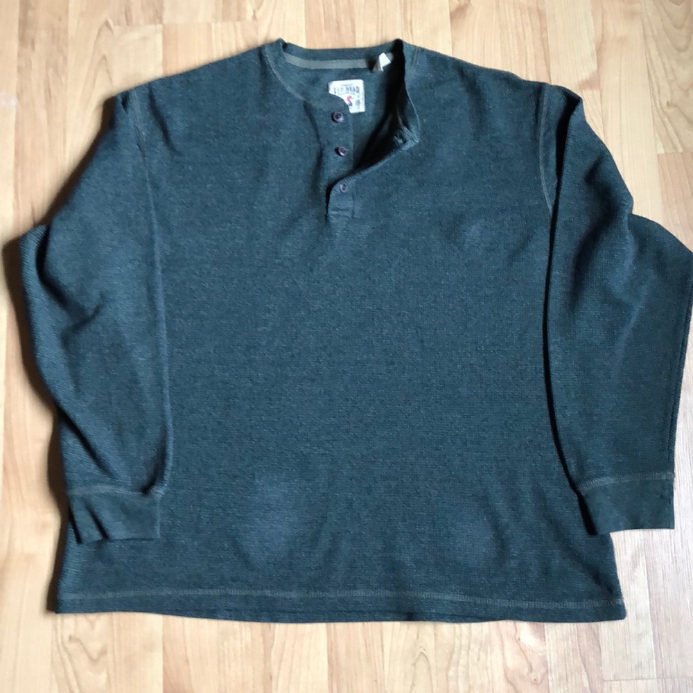 Red Head, Long Sleeve button tee